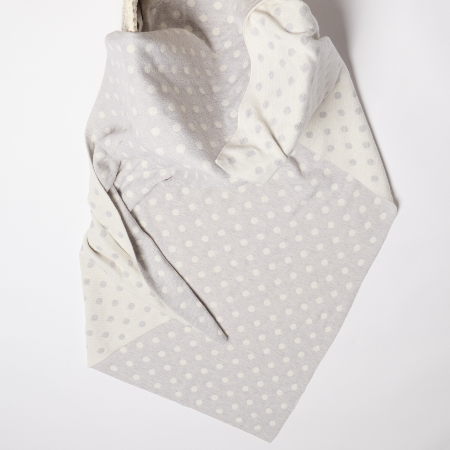 🐑 Ultrafine Australian Merino Wool Baby Blanket Polka Dots