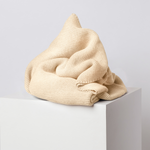 🥐 Cotton Classic Knitted Baby Blanket Sand