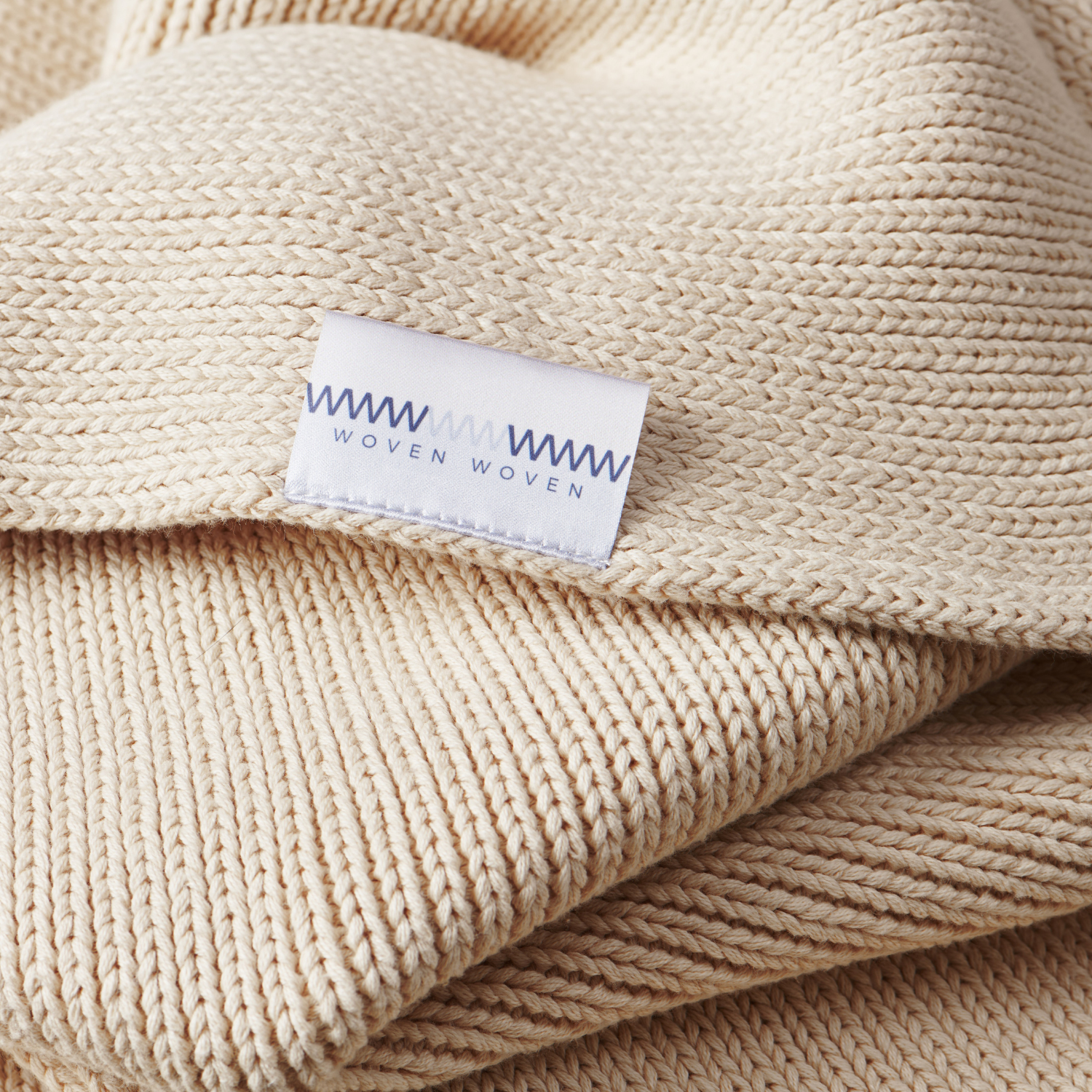 🌿 Certified Organic Cotton Kids Weighted Blanket 2.2kg Cream Beige