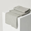 🌫️ Cotton Classic Knitted Baby Blanket Grey