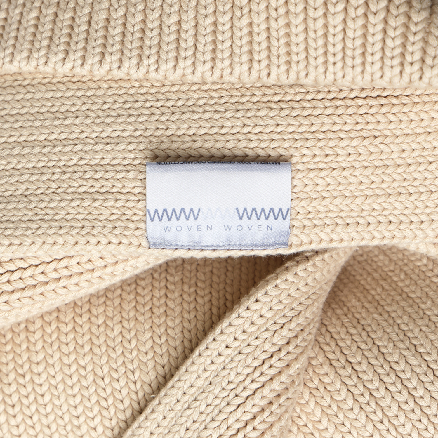 🤖 Certified Organic Cotton Kids Weighted Blanket 3.0kg Cream Beige